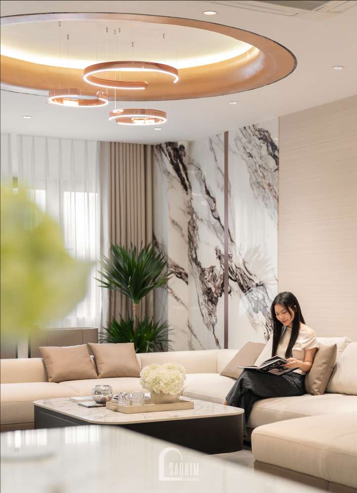 Thiết kế nội thất phòng khách phong cách Modern